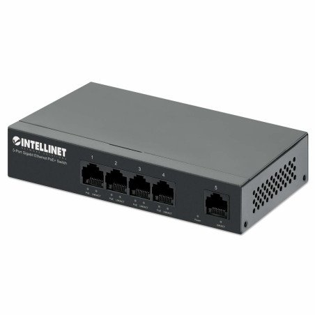 PoE Switch GB  5 ptos 30W/pto, 40W
