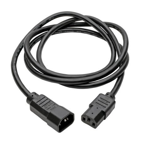 Cable estándar Tripp-Lite P004-006 de alimentación de extensión de alimentación para computadora, 10a, 18AWG (IEC-320-c14 a iec-