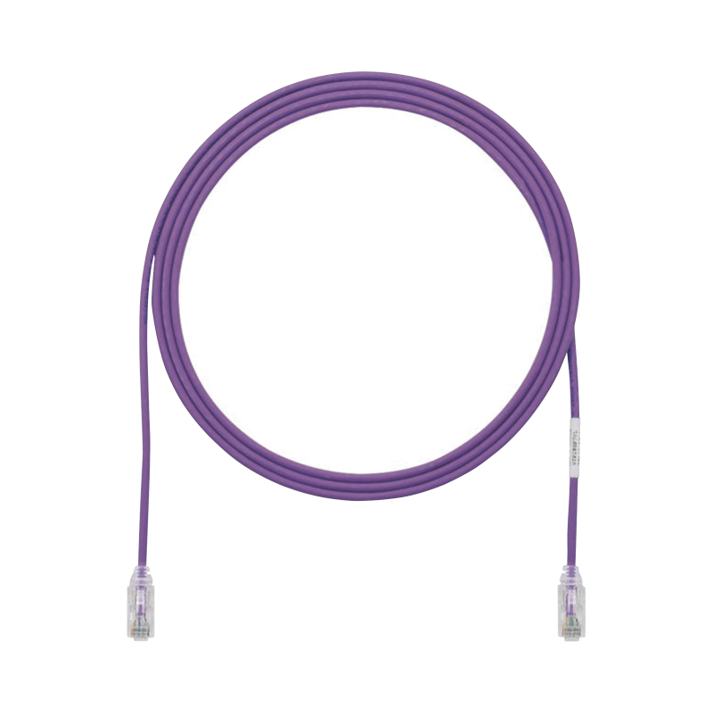 Patch cord delgado cat. 6, (5ft) violeta