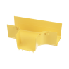 Fitting, horizontal tee, 4" x 4" (100mm x 100mm), fiberrunne
