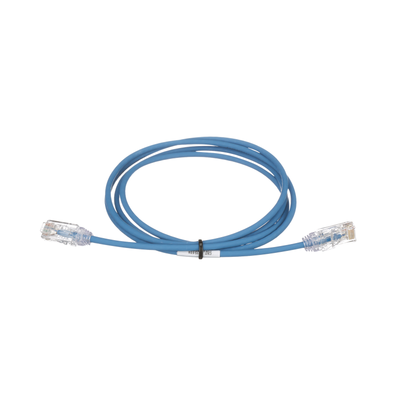 Patch cord cat 6 28 AWG-cm/lszh 20 ft azul