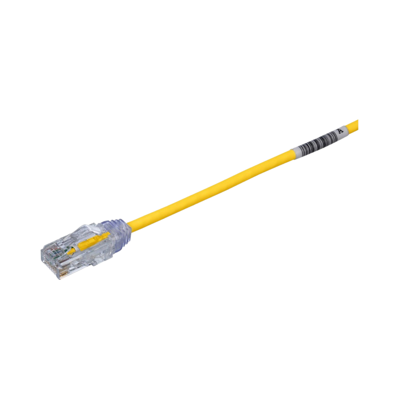 Patch cord delgado cat.6, (20ft) amarillo