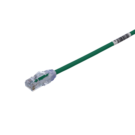 Patch cord cat 6a (8inch) 28 AWG verde