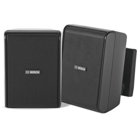 PAR DE ALTAVOZ DE PARED 4" 15W 70/100V COLOR NEGRO