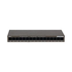 Switch Gigabit de 16 Puertos No Administrable, Capa 2, 10/100/1000 Base-T, Carcasa Metálica, Switching 32G, Tasa de Reenvío de P