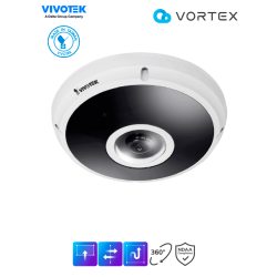 Cámara IP VORTEX Premium Series Fisheye exterior 12 Megapixeles, Smart