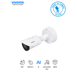 Cámara IP bullet exterior 5 Megapixeles, Lente Varifocal Remoto 2.7-13