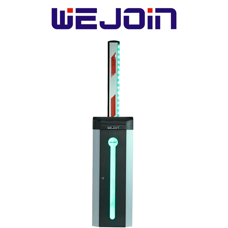 Barrera Vehicular Derecha con Led, Alto flujo, Motor 24 VDC, Brazo Rec
