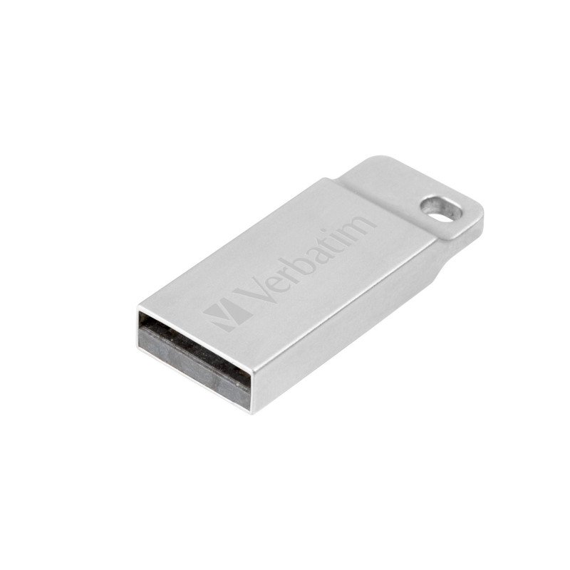 Memoria USB Verbatim Metal Executive Flash 32 GB Color Plata Memoria USB Verbatim Metal Executive Flash 32 GB Color Plata