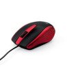 Mouse Óptico Verbatim con Cable Color Negro-Rojo Mouse Óptico Verbatim con Cable Color Negro-Rojo