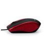 Mouse Óptico Verbatim con Cable Color Negro-Rojo Mouse Óptico Verbatim con Cable Color Negro-Rojo