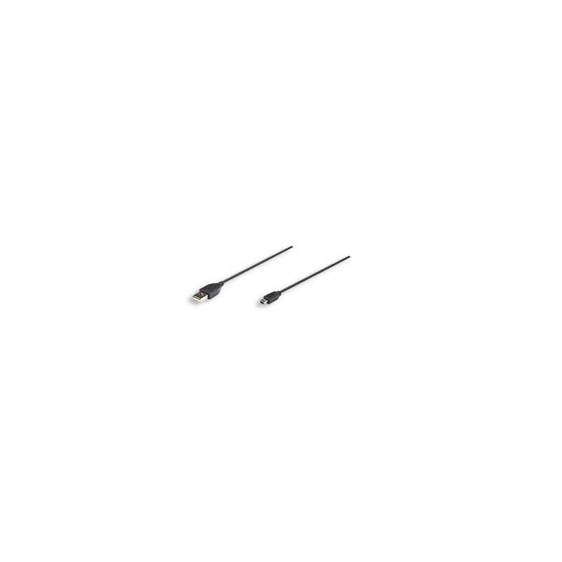 322638 Cable USB V2.0 A-Mini B 0.9M Negro 322638 Cable USB V2.0 A-Mini B 0.9M Negro