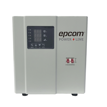 Regulador de Voltaje Industrial Monofásico 5 kVA/5 kW 120 V, Entrada 9