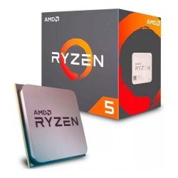 Procesador AMD Ryzen 5 4600g S-AM4 4ta gen 65w, 3.7 GHz turbo 4.2 GHz, 6 núcleos, gráficos integrados PC, ventilador AMD wraith