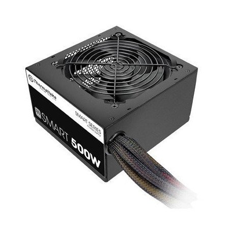Fuente de poder ThermalTake Smart White 500w certificación 80plus PC/gamer