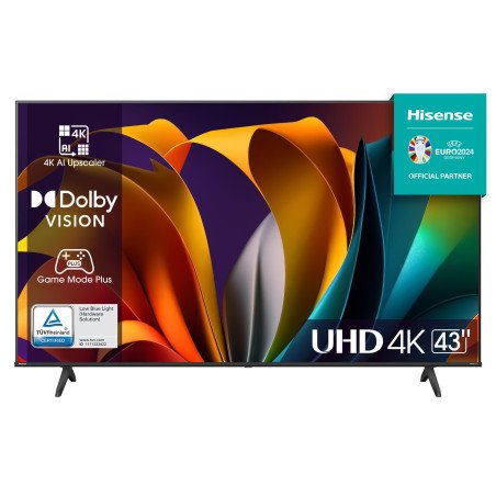Televisión Hisense A6N 43" UHD 4K Resolucion 3840x2160 Smart Google TV LAN Bluetooth