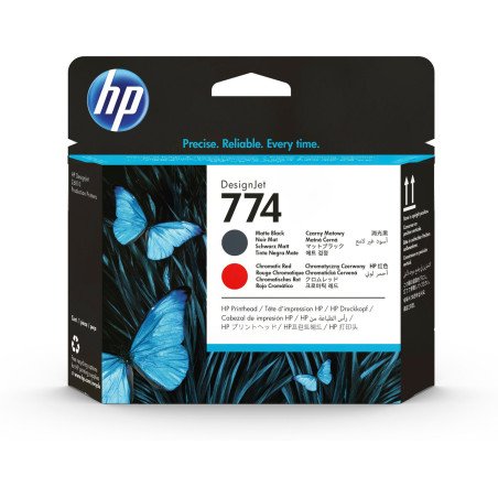 Cabezal HP LF 774 Negro Mate-Rojo Cromático