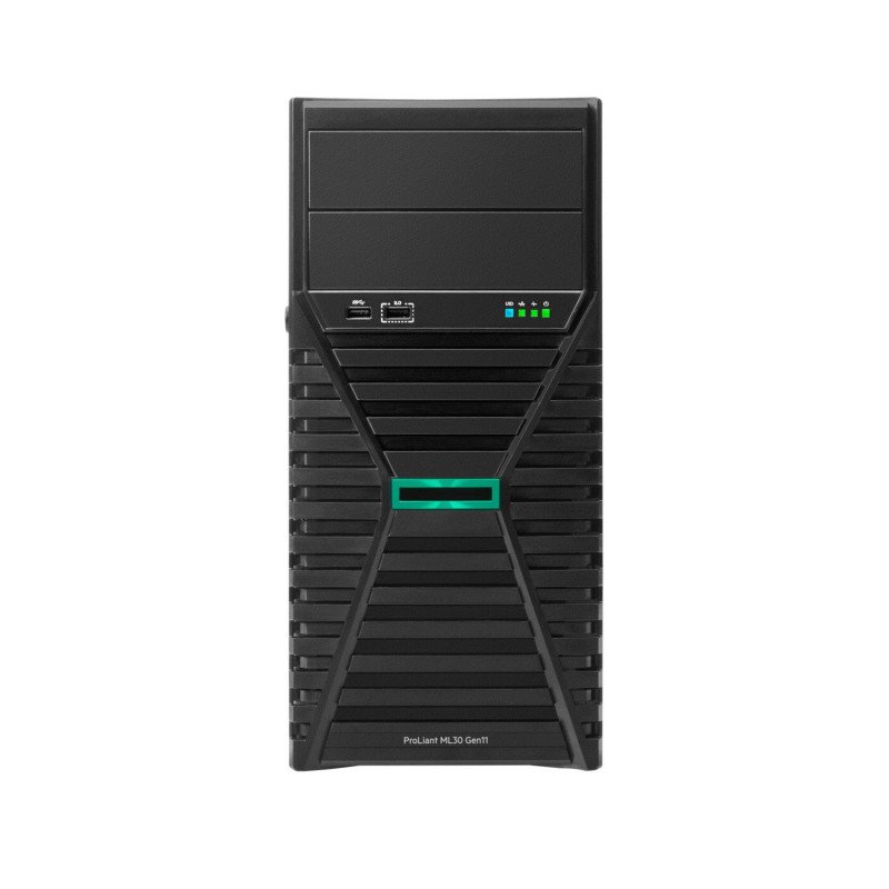 Servidor HPE ProLiant ML30 Gen11 E-2414 2.6 GHz 4 nucleos 1P 16 GB-U 4 LFF-NHP 1 TB fuente de 350 W