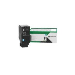 Tóner Lexmark Rendimiento 10500 Páginas Color Cian para CS/CX730