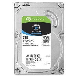 Disco duro interno Seagate SkyHawk surveillance 3.5 2 TB SATA3 6GB/s 5900rpm 64MB 24x7 para DVRNVR 1-8 bahías/1-64 cam