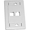Placa 2 Puertos, RJ-45, Blanco, AX101433 Nordx
