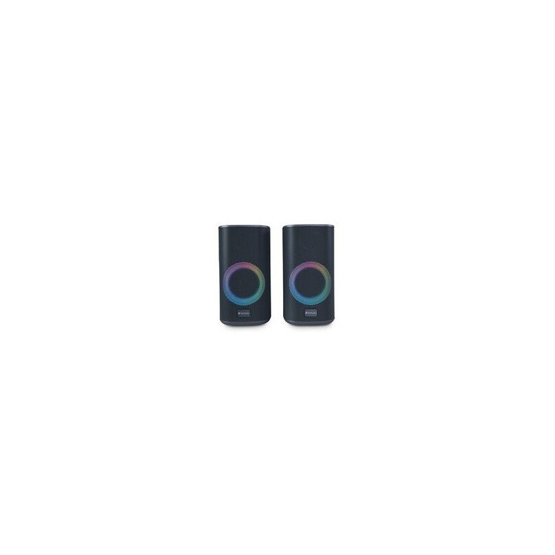 Altavoces de Escritorio Verbatim RGB Estéreo para Juego Color Negro