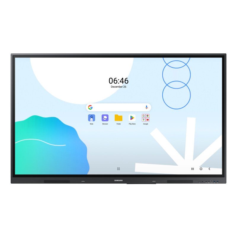 Pantalla interactiva Samsung WA65D, 165.1 cm (65"), 400 cd / m², 3840 x 2160 Pixeles, 4K Ultra HD, ADS, 16:9