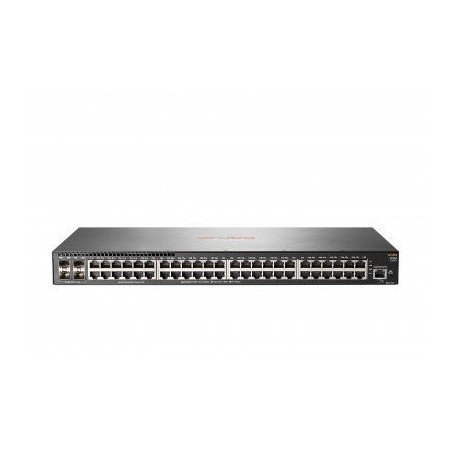 Switch HP Aruba 2930f 48g 4 SFP+, 48 puertos RJ45 10/100/1000 y 4 SFP+ (1/10ge) administrable capa 3 (rip, ospf, acls, qos)