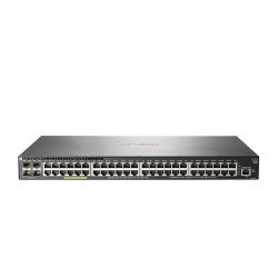 Switch HP Aruba 2930f 48g Poe+ 4 SFP, 48 puertos RJ45 10/100/1000 Poe+ (370w) y 4 SFP (1g) administrable capa 3 (rip, ospf, acls