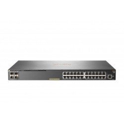 Switch HP Aruba 2930f 24g Poe+ 4 SFP+, 24 puertos RJ45 10/100/1000 Poe+ (370w) y 4 SFP+ (1/10ge) administrable capa 3 (rip, ospf