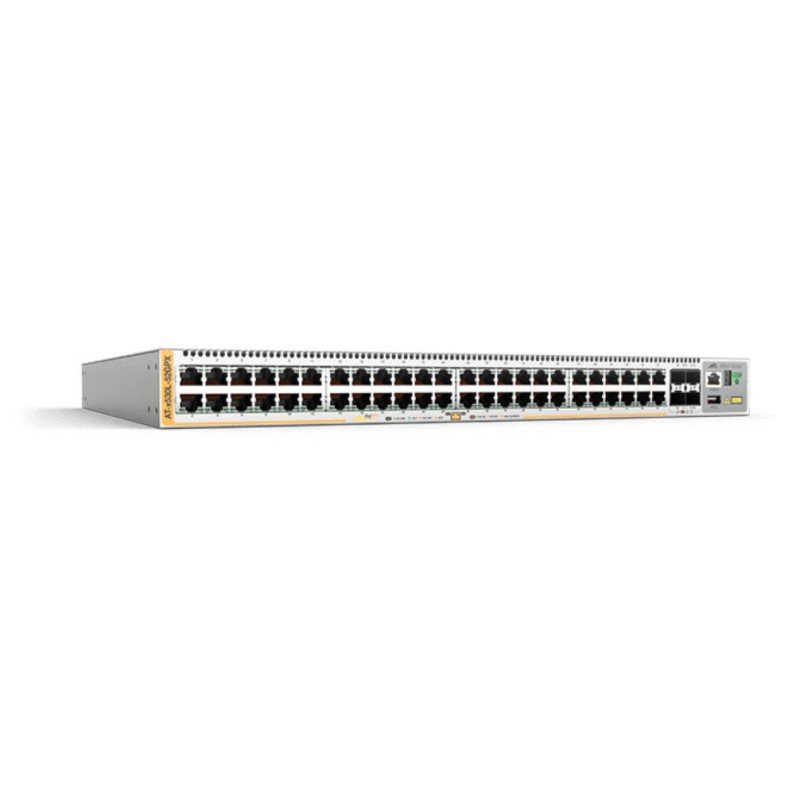 Switch L3 Stackable, 48x 10/100/1000-T PoE+, 4x SFP+, 740W, Fuente Redundante (TAA compliant version) Switch L3 Stackable, 48x 10/100/1000-T PoE+, 4x SFP+, 740W, Fuente Redundante (TAA compliant version)