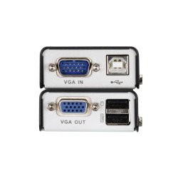 Mini consola extensora USB VGA Cat5 USB de hasta 320 pies
