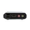 Conmutador KVM con cable HDMI 4K USB de 2 puertos con selector de puerto remoto
