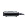 Conmutador KVM con cable HDMI 4K USB de 2 puertos con selector de puerto remoto
