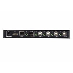 Switch KM USB| 4 Puertos, Boundless Switching, RS232