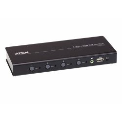 Switch KM USB| 4 Puertos, Boundless Switching, RS232