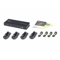 Switch KM USB| 4 Puertos, Boundless Switching, RS232