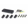 Switch KM USB| 4 Puertos, Boundless Switching, RS232