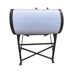 Boiler solar de baja presión con 9 tubos de vacío de mayor resistencia y termotanque inoxidable de grado alimenticio de 90 l, re