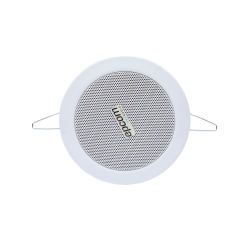 Altavoz 4", montaje en techo, 3 - 6w, 70, 100v, frente metálico, resis