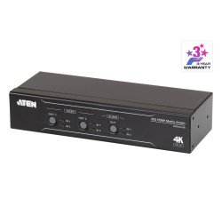 Conmutador matricial HDMI 2 x 2 True 4K con desembebedor de audio