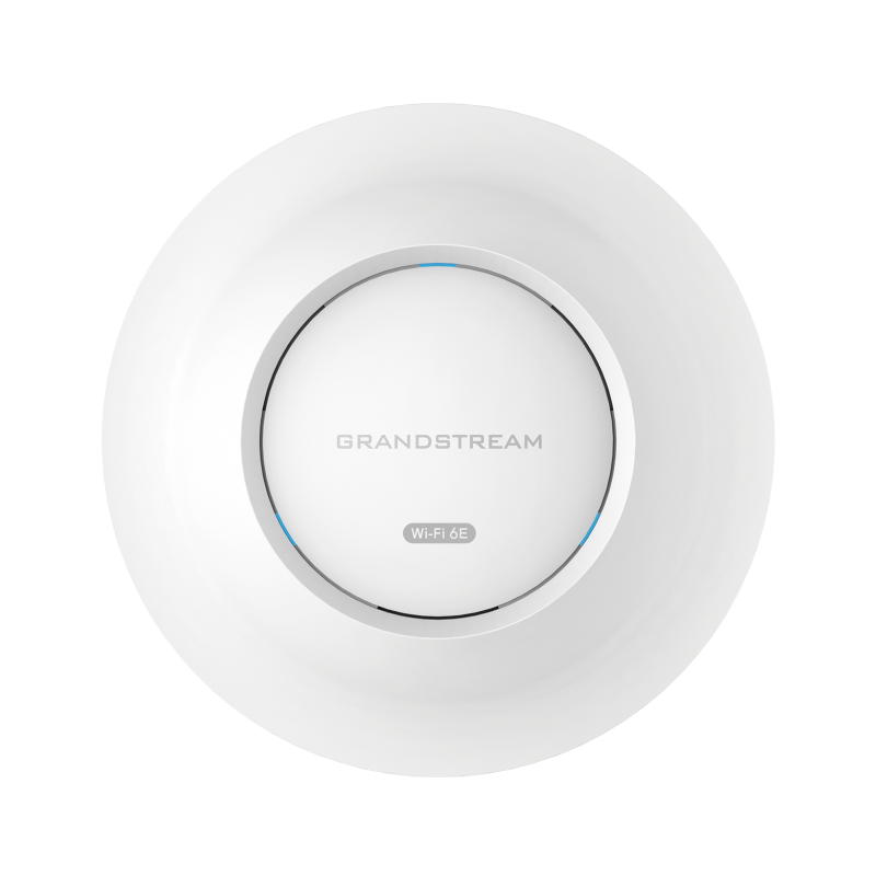 Punto de acceso Wi-Fi 6E tribanda GWN 802.11ax, con administración desde la nube gratuita o stand-alone. Punto de acceso Wi-Fi 6E tribanda GWN 802.11ax, con administración desde la nube gratuita o stand-alone.