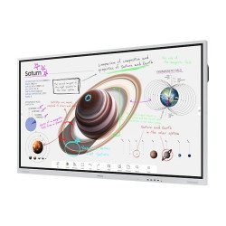 Pantalla Interactiva Touch de 75" con Lápiz Táctil, conectividad Wifi, USB, RJ45, RS232, HDMI, Salida Touch, Tizen SO, compatibl