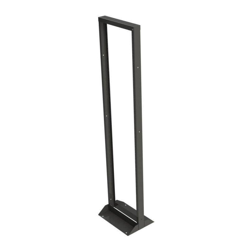 Rack de acero 7 x 19 multiperforado 42 UR color negro