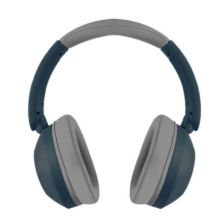 Audífonos on-ear inalámbricos plegables manos libres con BT Perfect Choice soundia - azul