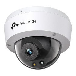 Cámara IP domo TP-Link Vigi c2402.8mm 4mp full color clasificador humanos y vehículos ik10 h.265 Poe/12 v cc ip67 almacenamiento
