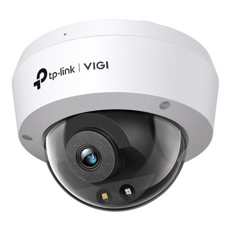 Cámara IP domo TP-Link Vigi c2402.8mm 4mp full color clasificador humanos y vehículos ik10 h.265 Poe/12 v cc ip67 almacenamiento