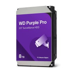 Disco duro interno WD Purple pro 8TB 3.5 escritorio SATA3 6gb/s 256mb 7200rpm 24x7 ia DVR NVR 1-16 bahías 1-64 cámaras
