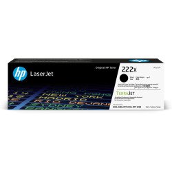 Cartucho de tóner HP 222X Alto Rendimiento Láser, Negro, Original