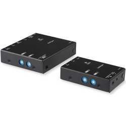 Kit Extensor HDMI por IP con Compresión Avanzada de Video, 1920 x 100 Pixeles, Transmisor y receptor AV, 15 m, Alámbrico, Negro